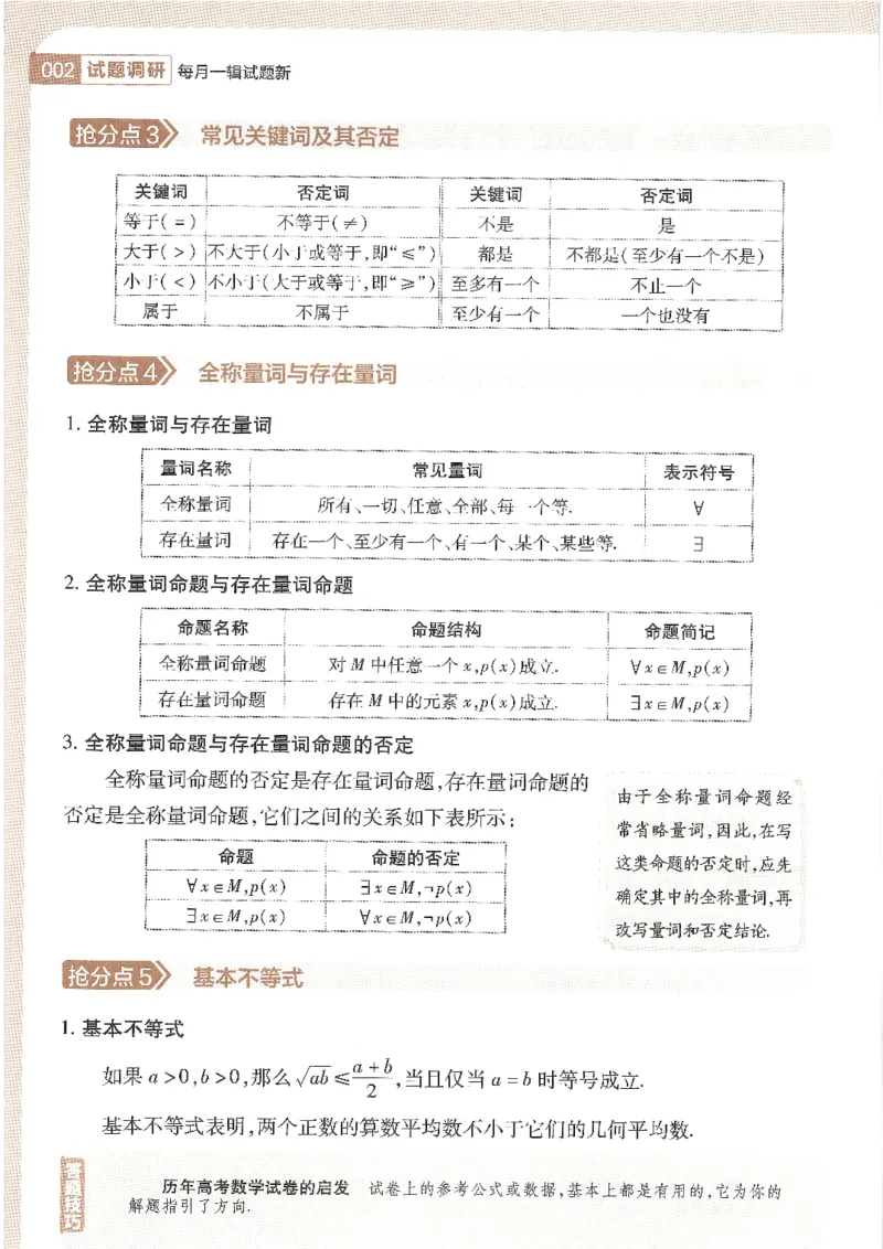 试题调研第十辑新高考数学_2023高考押题卷_试题调研8910期考前推荐看的三期_试题调研第十期考前抢分必备_试题调研第十辑