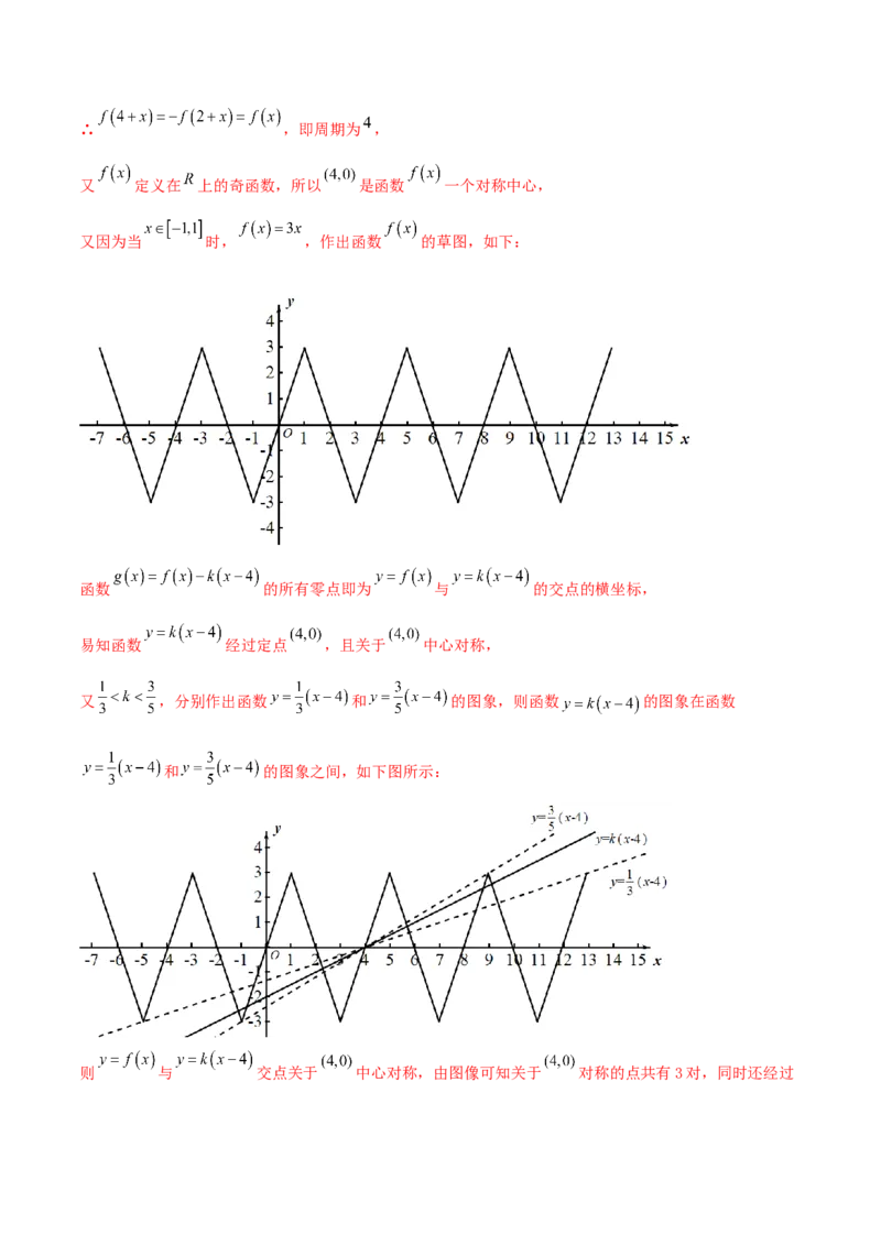 专题04函数的性质综合应用必刷100题(解析版)_02高考数学_新高考复习资料_2022年新高考资料_千题百练2022高考数学