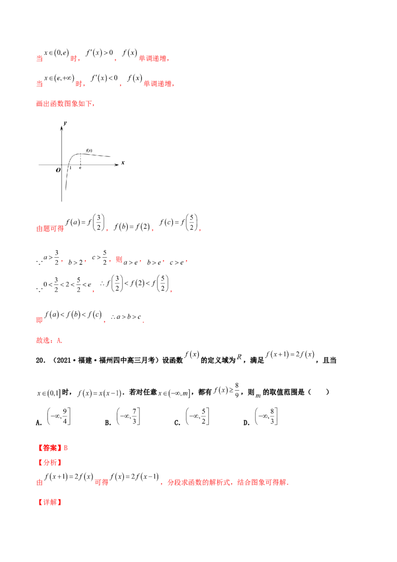 专题04函数的性质综合应用必刷100题(解析版)_02高考数学_新高考复习资料_2022年新高考资料_千题百练2022高考数学
