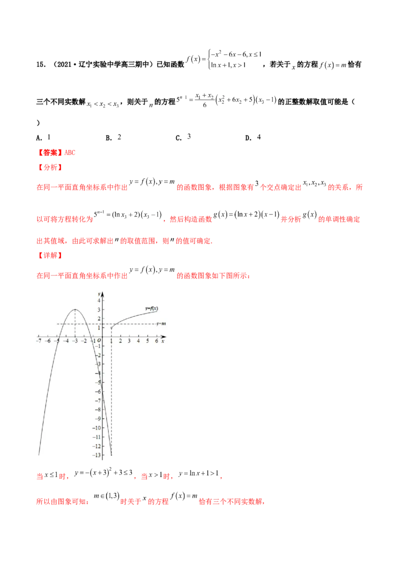 专题04函数的性质综合应用必刷100题(解析版)_02高考数学_新高考复习资料_2022年新高考资料_千题百练2022高考数学