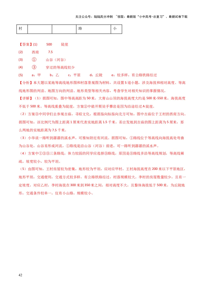 重难点03地图（3大重难+命题预测+新考法）-2025中考地理热点&middot;重点&middot;难点专练（全国通用）（解析版）_02中考总复习（2026版更新中）_09-地理-中考总复习_2025中考地理复习资料_重点专练