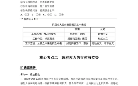 专题5　课时2　政府职责与权力行使_8.2025政治总复习_赠品通用版（老高考）复习资料_二轮复习_2023年高考政治二轮复习讲义+课件（全国版）_2023年高考政治二轮复习讲义（全国版）
