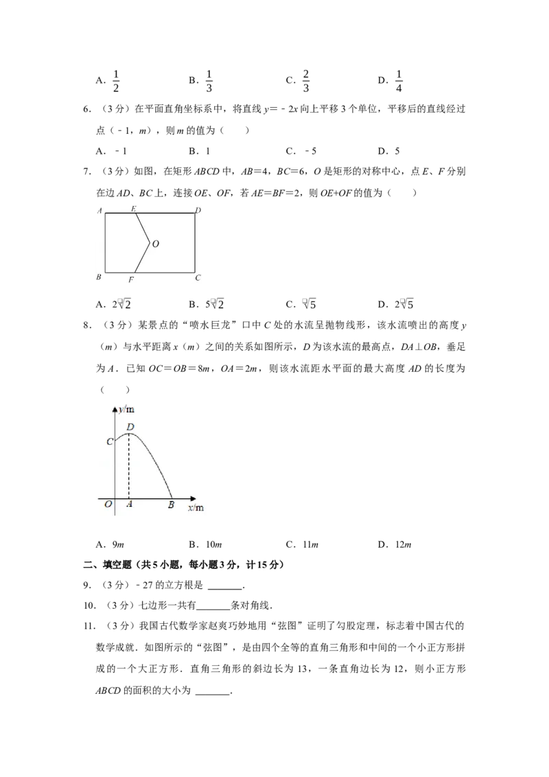 2021年陕西省中考数学真题（副卷）（空白卷）_陕西_2.陕西中考数学（2008-2025）