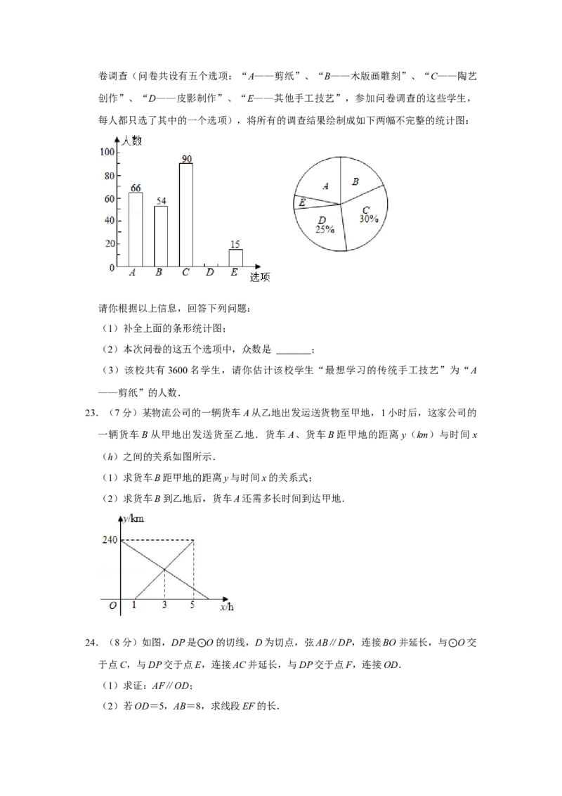 2021年陕西省中考数学真题（副卷）（空白卷）_陕西_2.陕西中考数学（2008-2025）