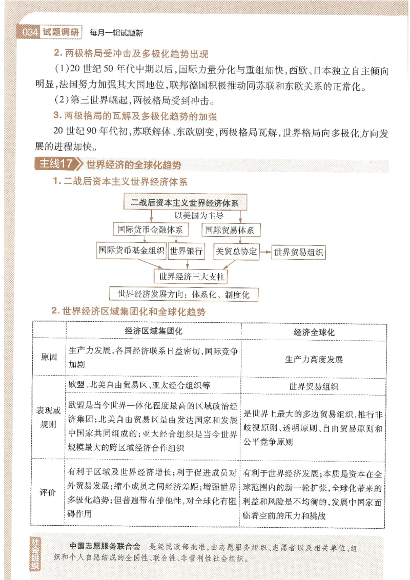 试题调研第十辑文综_2023高考押题卷_试题调研8910期考前推荐看的三期_试题调研第十期考前抢分必备_试题调研第十辑