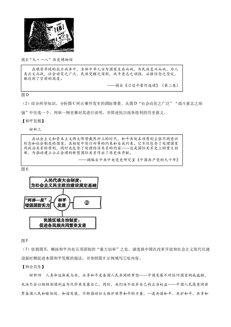 2025年陕西省中考历史真题（解析卷）_陕西_8.陕西中考历史（2008-2025）