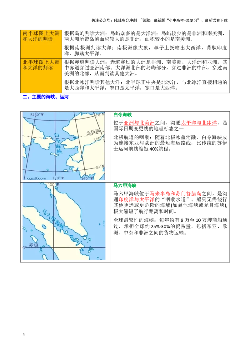 重难点04陆地与海洋（3大重难+命题预测+新考法）-2025中考地理热点&middot;重点&middot;难点专练（全国通用）（解析版）_02中考总复习（2026版更新中）_09-地理-中考总复习_2025中考地理复习资料