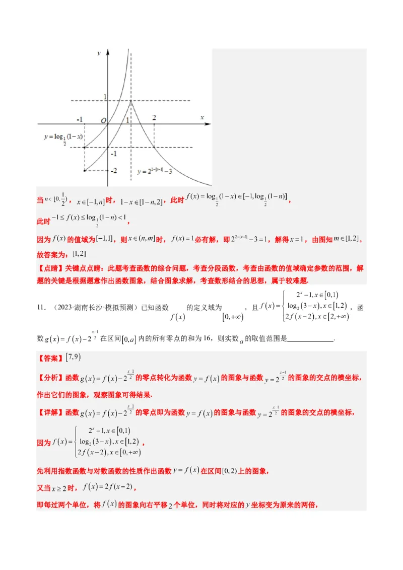 专题02复合函数以及嵌套函数的零点问题（4大题型）-2025年高考数学二轮热点题型归纳与变式演练（新高考通用）（解析版）_02高考数学_2025年新高考资料_二轮复习_一、题型突破