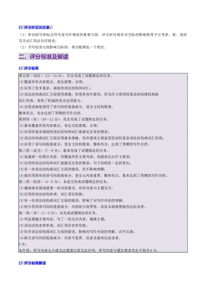 专题01应用文考情探究+评分标准+写作指导（解析版）_03高考英语_2025年新高考资料_二轮复习_高分&middot;技能2025年高考英语写作常考题型全面突破334908819