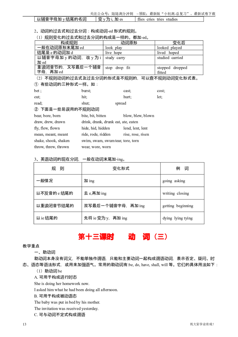 03初中英语知识点归纳汇总_贵州中考_六盘水_03六盘水中考英语2015-2025