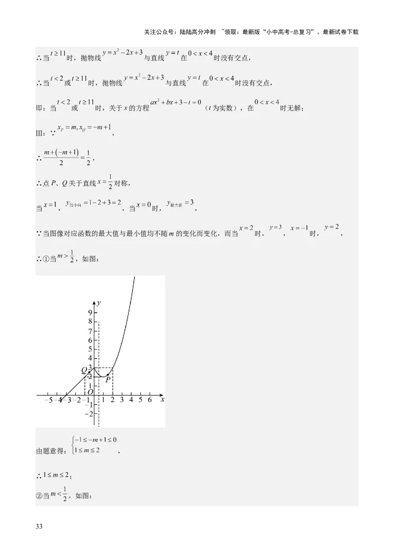 难点与新考法06关于二次函数系数、几何变换、最值等问题（6大热考题型）解析版_02中考总复习（2026版更新中）_02-数学-中考总复习_2025中考复习资料_2025年中考数学一轮知识梳理