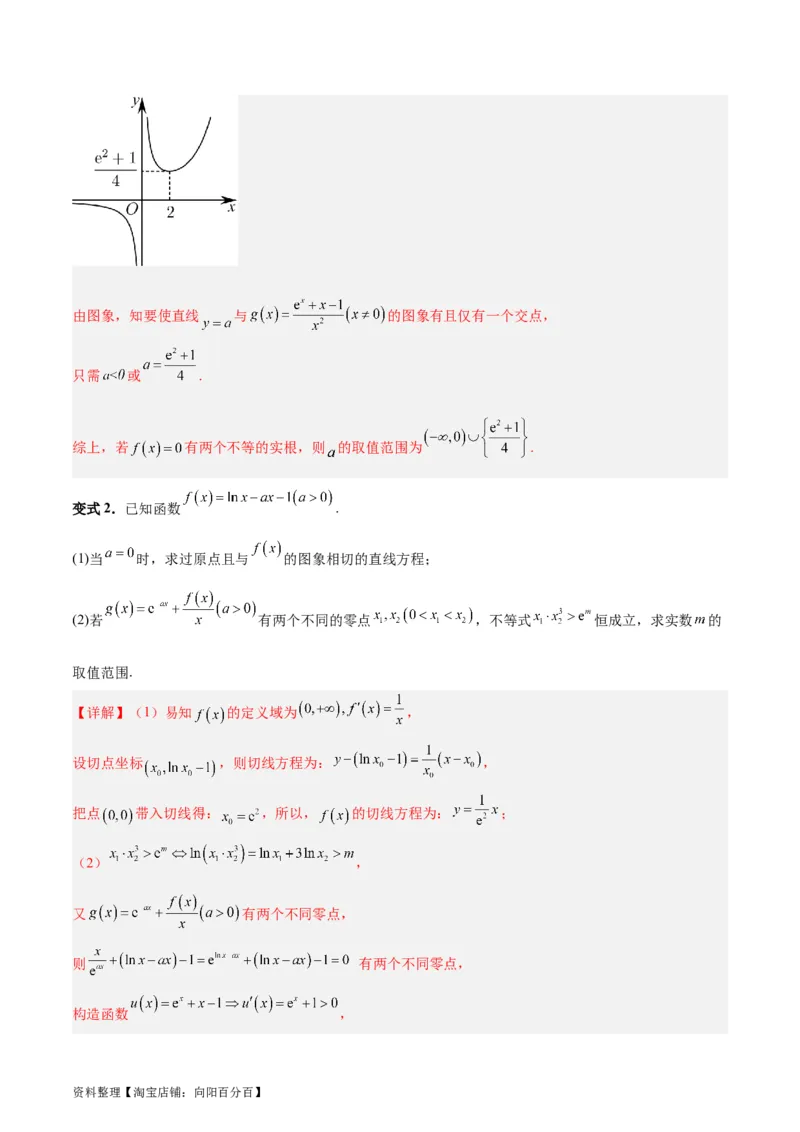 专题04导数及其应用（4大易错点分析+解题模板+举一反三+易错题通关）-备战2024年高考数学考试易错题（新高考专用）（解析版）_02高考数学_新高考复习资料_2024年新高考资料_答案解析版
