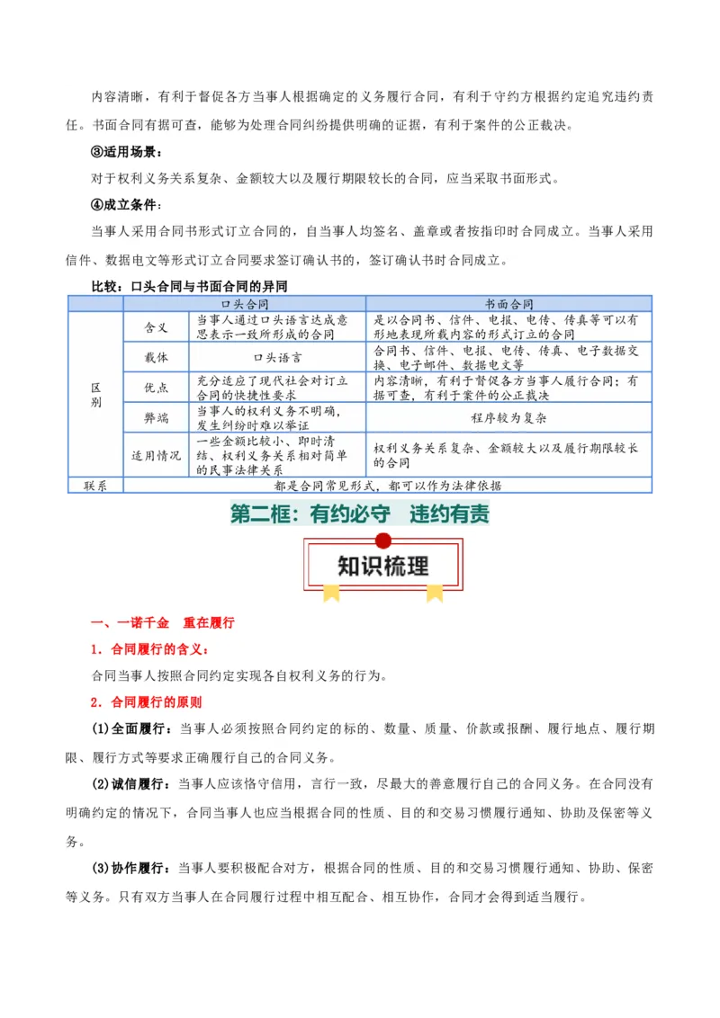 选择性必修二《法律与生活》知识清单-上好课2025年高考政治一轮复习知识清单+（新高考专用）_8.2025政治总复习_2025年新高考资料_一轮复习_2025年高考政治一轮复习知识清单