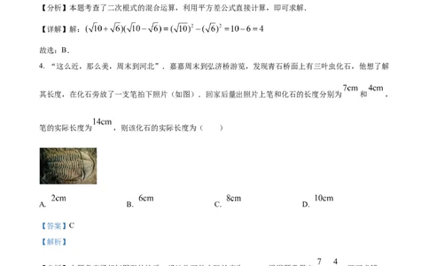 2025年河北省中考真题数学试题（解析版）_河北中考_2.河北中考数学2008-2025