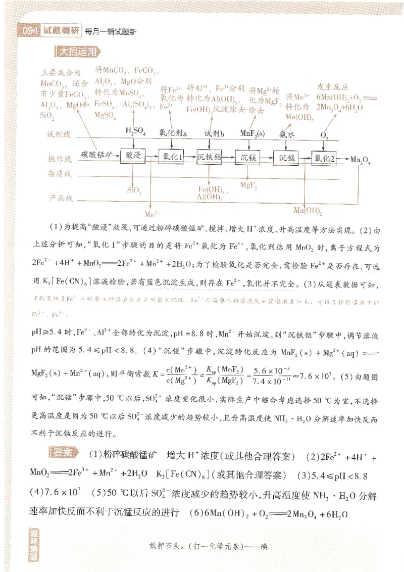 试题调研第十辑理综_2023高考押题卷_试题调研8910期考前推荐看的三期_试题调研第十期考前抢分必备_试题调研第十辑