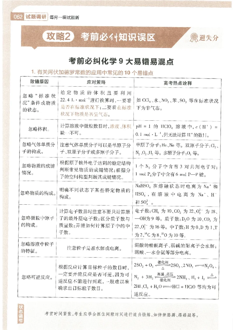 试题调研第十辑理综_2023高考押题卷_试题调研8910期考前推荐看的三期_试题调研第十期考前抢分必备_试题调研第十辑