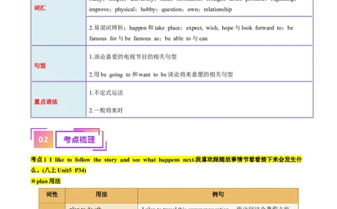 八上Units5-6（讲义）-备战2024年中考英语一轮复习教材梳理（人教版）（教师版）_02中考总复习（2026版更新中）_03-英语-中考总复习_2024年中考复习资料_一轮复习