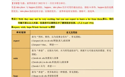 八上Units5-6（讲义）-备战2024年中考英语一轮复习教材梳理（人教版）（教师版）_02中考总复习（2026版更新中）_03-英语-中考总复习_2024年中考复习资料_一轮复习