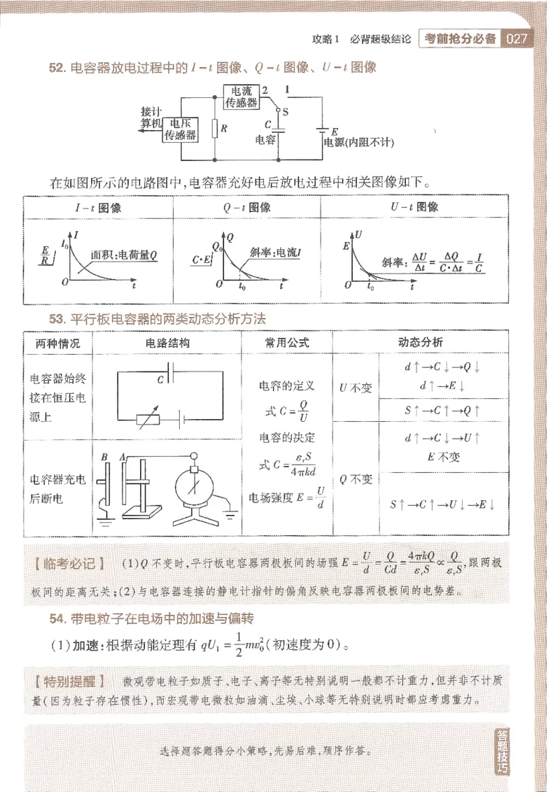 试题调研第十辑物理_2023高考押题卷_试题调研8910期考前推荐看的三期_试题调研第十期考前抢分必备_试题调研第十辑