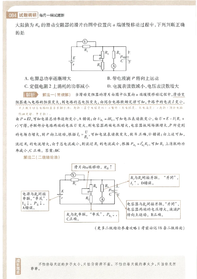 试题调研第十辑物理_2023高考押题卷_试题调研8910期考前推荐看的三期_试题调研第十期考前抢分必备_试题调研第十辑
