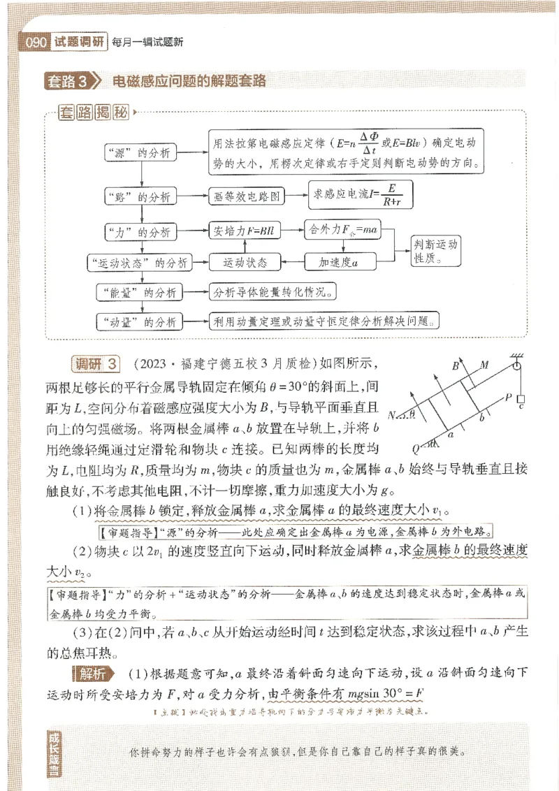 试题调研第十辑物理_2023高考押题卷_试题调研8910期考前推荐看的三期_试题调研第十期考前抢分必备_试题调研第十辑