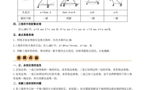 5.4正余弦定理（精讲）（学生版）_02高考数学_新高考复习资料_2024年新高考资料_一轮复习资料_完2024年高考数学一轮复习一隅三反系列（新高考）_学生版