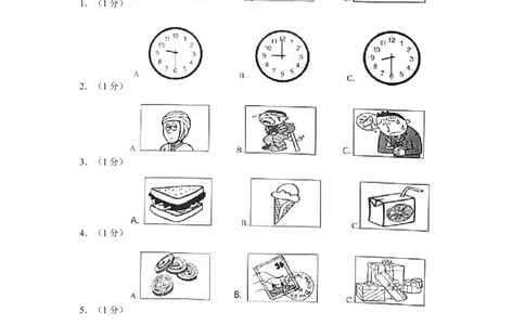 2019年贵州省黔西南、黔东南、黔南州中考英语试题（空白卷）_贵州中考_3.贵州中考英语（2008-2025）_黔南15+16+18+19+23+24