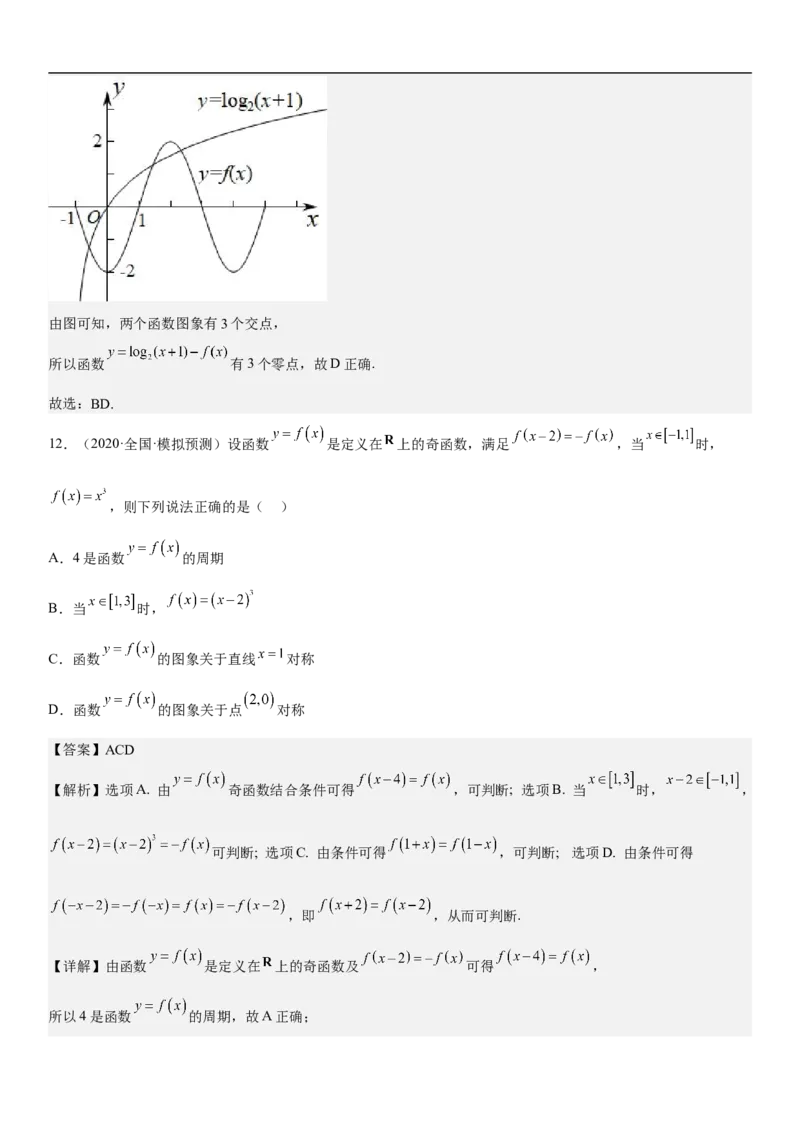 专题04函数及其性质（分层训练）（解析版）_02高考数学_新高考复习资料_2023年新高考资料_二轮复习_高频考点解密2023年高考数学二轮复习讲义+分层训练（新高考专用）