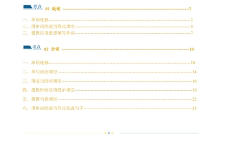 专题03动词、介词（练习）（解析版）_03高考英语_新高考复习资料_2024年新高考资料_二轮复习资料_2024年高考英语二轮复习讲练测（新教材新高考）_第一部分语法知识