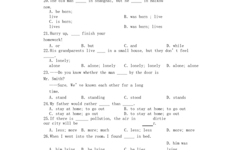 2012年贵州省安顺市中考英语试题及答案_贵州中考_3.贵州中考英语（2008-2025）_安顺英语12-24