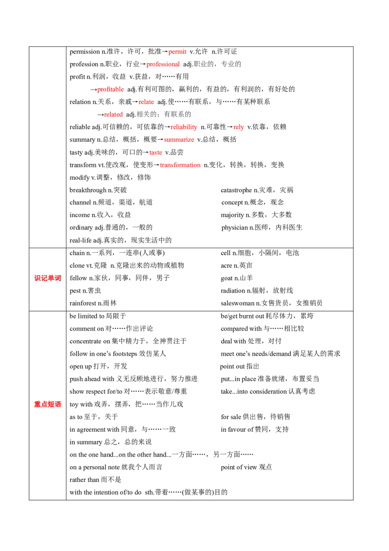 M5Unit3Scienceandnature(讲)-2022年高考英语一轮复习讲练测(新高考&bull;江苏)(学案)_03高考英语_新高考复习资料_2022年新高考资料_2022年新高考英语一轮复习