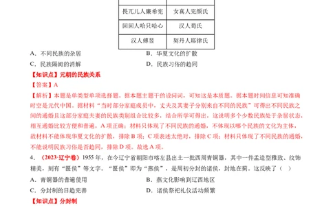 专题01中国古代政治（解析版）_07高考历史_2024年新高考资料_52024三轮冲刺_查漏补缺2024年高考历史复习冲刺过关（新高考专用）