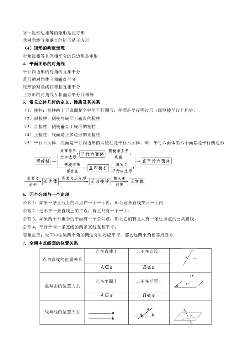 2025年高考数学基础知识篇（核心知识背记手册）_02高考数学_2025年新高考资料_一轮复习_备战2025年高考数学一轮复习考点帮_备战2025年高考数学一轮复习考点帮（新高考通用）（完结）