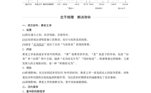 53必修3第十二单元中国传统文化主流思想的演变与科技文艺第33讲　汉代儒学与宋明理学_07高考历史_通用版（老高考）复习资料_2023年复习资料_一轮+二轮_历史高三一轮复习系列_1