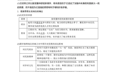 53必修3第十二单元中国传统文化主流思想的演变与科技文艺第33讲　汉代儒学与宋明理学_07高考历史_通用版（老高考）复习资料_2023年复习资料_一轮+二轮_历史高三一轮复习系列_1