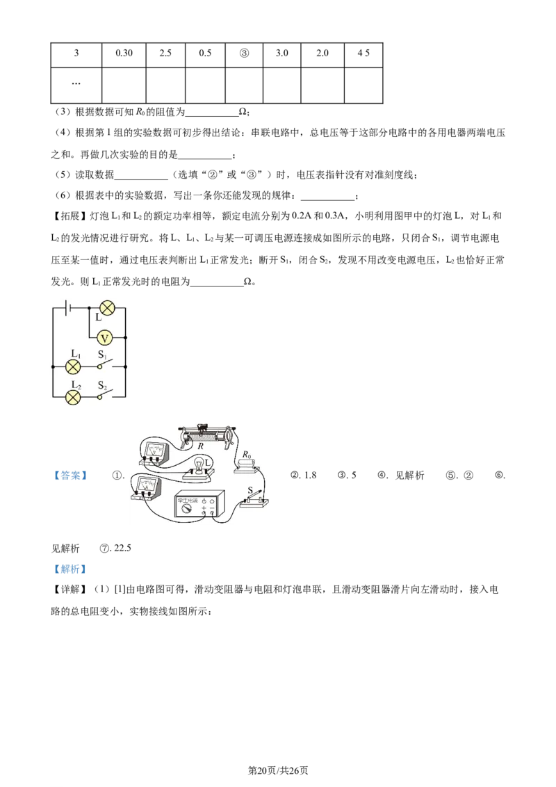 2024年河北省中考理综物理试题（解析版）_河北中考_4.河北中考物理2008-2025