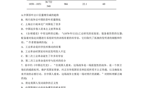 29第二部分题型分类练训练5历史实质理解类_07高考历史_通用版（老高考）复习资料_2023年复习资料_一轮+二轮_历史高三二轮复习系列