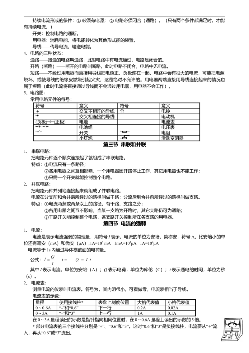 04初中物理知识点归纳汇总_贵州中考_六盘水_04六盘水中考物理2015-2025