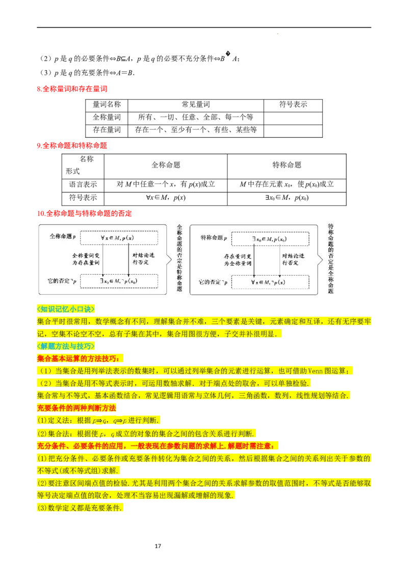 专题01集合及其运算（解析版）_02高考数学_新高考复习资料_2024年新高考资料_专项复习资料_完2023年高考真题题源解密（新高考）