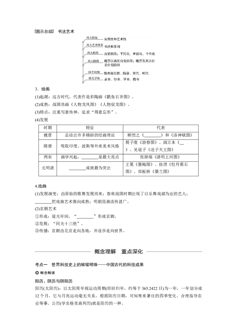 55必修3第十二单元中国传统文化主流思想的演变与科技文艺第35讲　古代中国的科学技术与文学艺术_07高考历史_通用版（老高考）复习资料_2023年复习资料_一轮+二轮