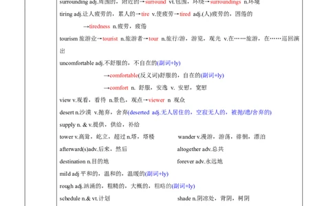 M2Unit2Wishyouwerehere(讲)-2022年高考英语一轮复习讲练测(新高考&bull;江苏)(学案)_03高考英语_新高考复习资料_2022年新高考资料_2022年新高考英语一轮复习