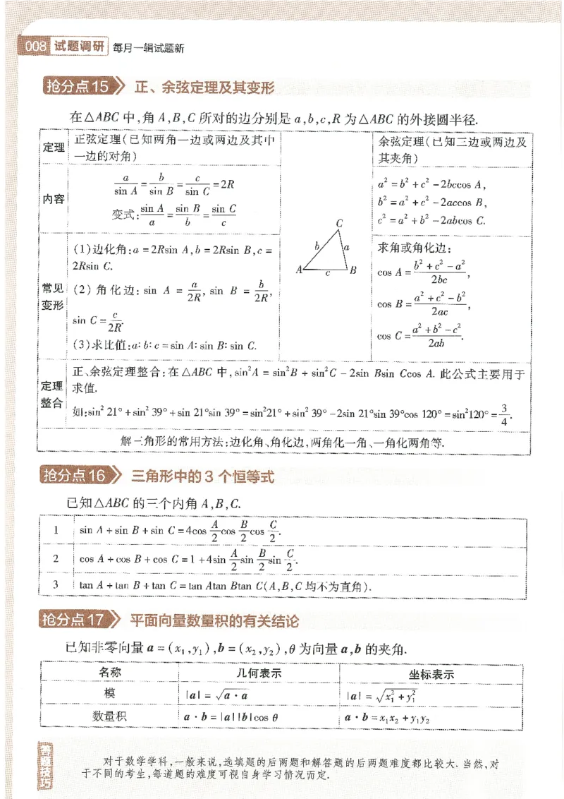 试题调研第十辑理数_2023高考押题卷_试题调研8910期考前推荐看的三期_试题调研第十期考前抢分必备_试题调研第十辑
