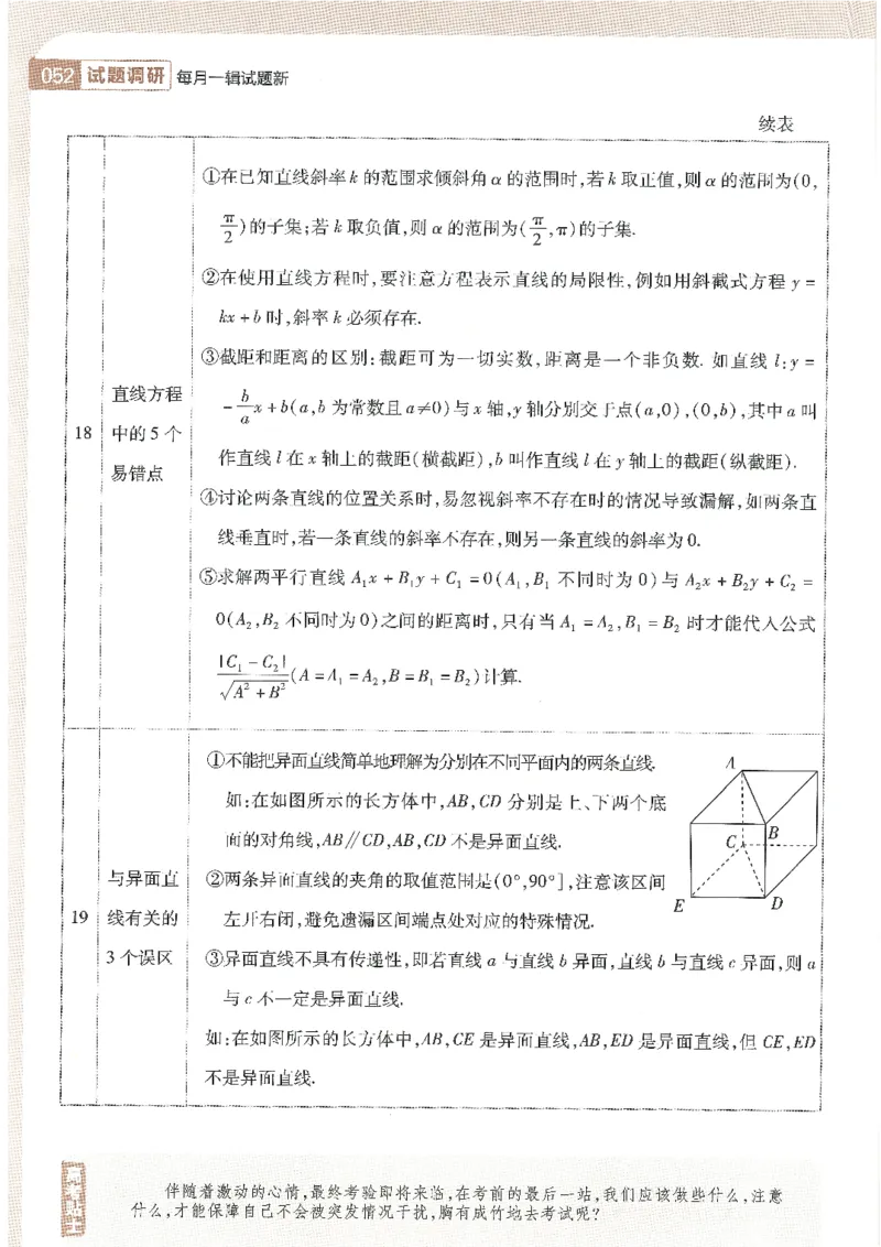 试题调研第十辑理数_2023高考押题卷_试题调研8910期考前推荐看的三期_试题调研第十期考前抢分必备_试题调研第十辑