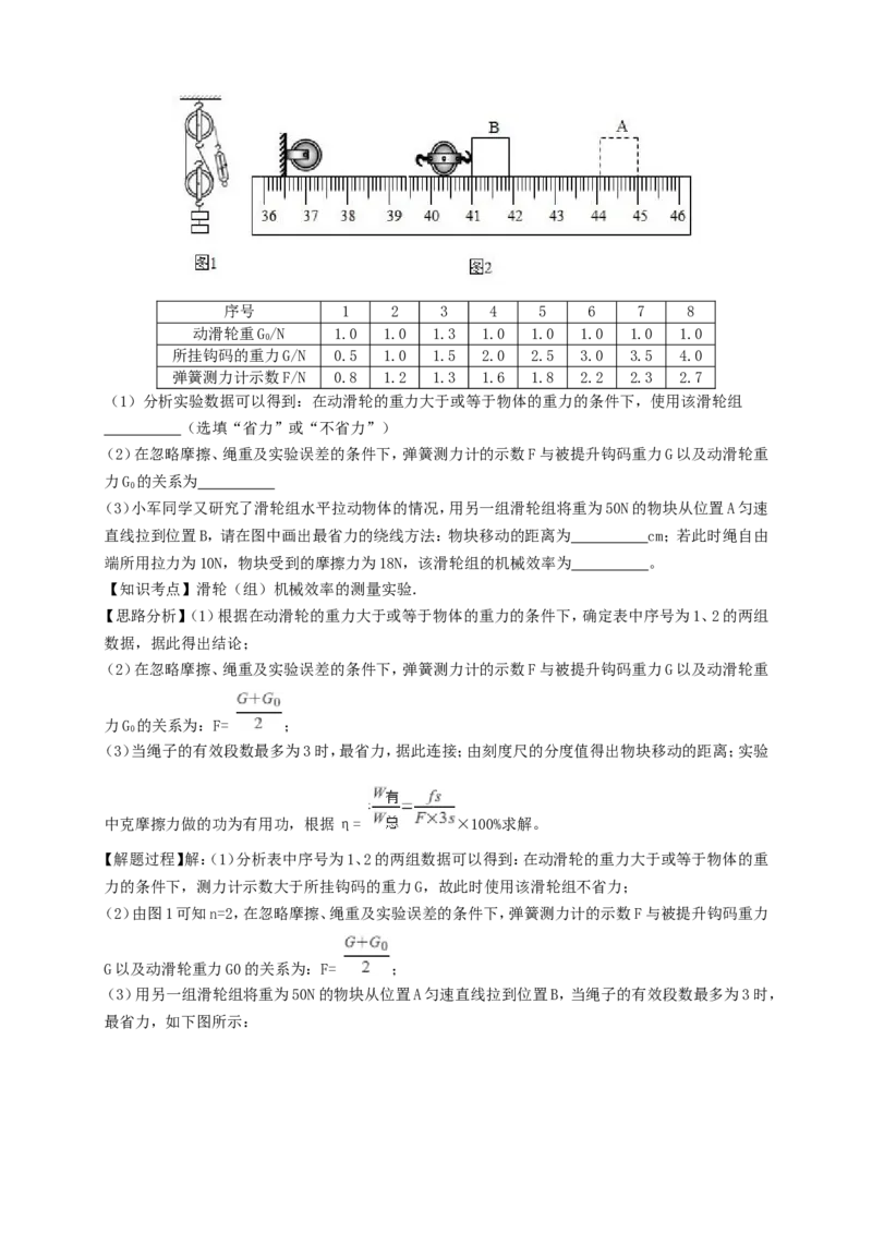 2019年贵州省安顺市中考物理试题及答案_贵州中考_4.贵州中考物理（2008-2025）_安顺物理14-24
