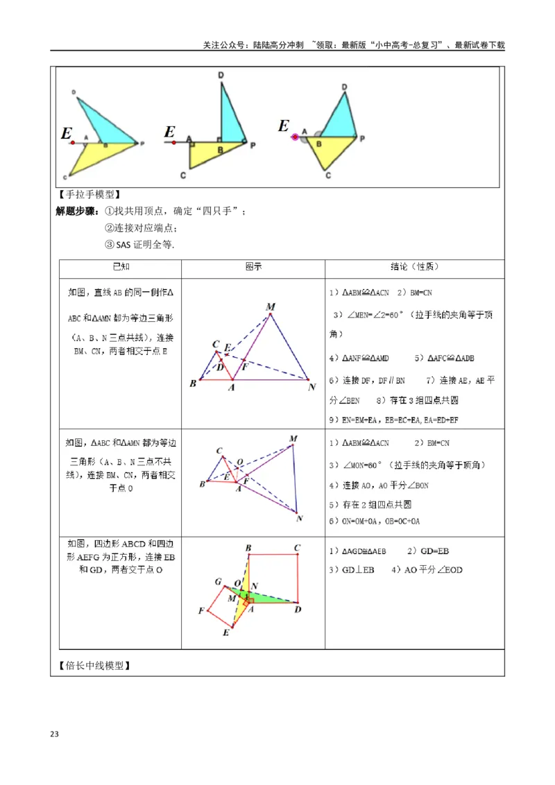 中考大题04三角形的证明与计算问题（5大题型）（解析版）_02中考总复习（2026版更新中）_02-数学-中考总复习_2024年中考复习资料_二轮复习资料_大题精做