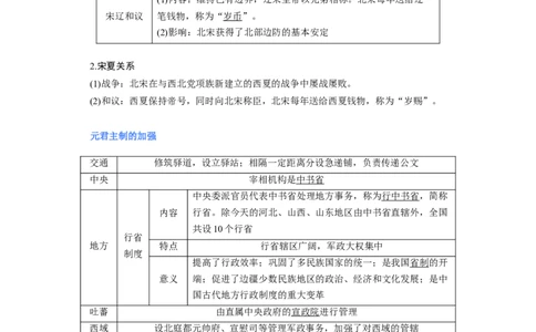 专题04宋元时期-2023年高考历史二轮复习高频考点追踪分析与预测（全国通用）_07高考历史_通用版（老高考）复习资料_2023年复习资料