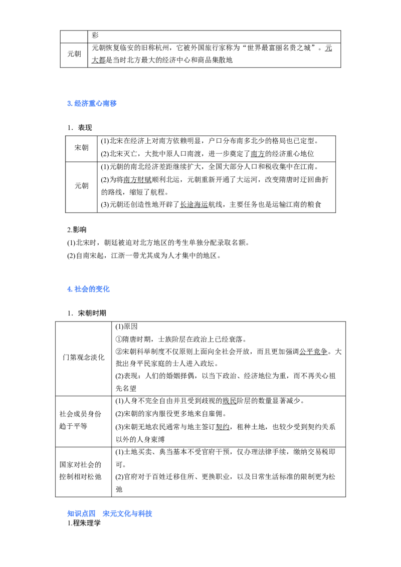 专题04宋元时期-2023年高考历史二轮复习高频考点追踪分析与预测（全国通用）_07高考历史_通用版（老高考）复习资料_2023年复习资料