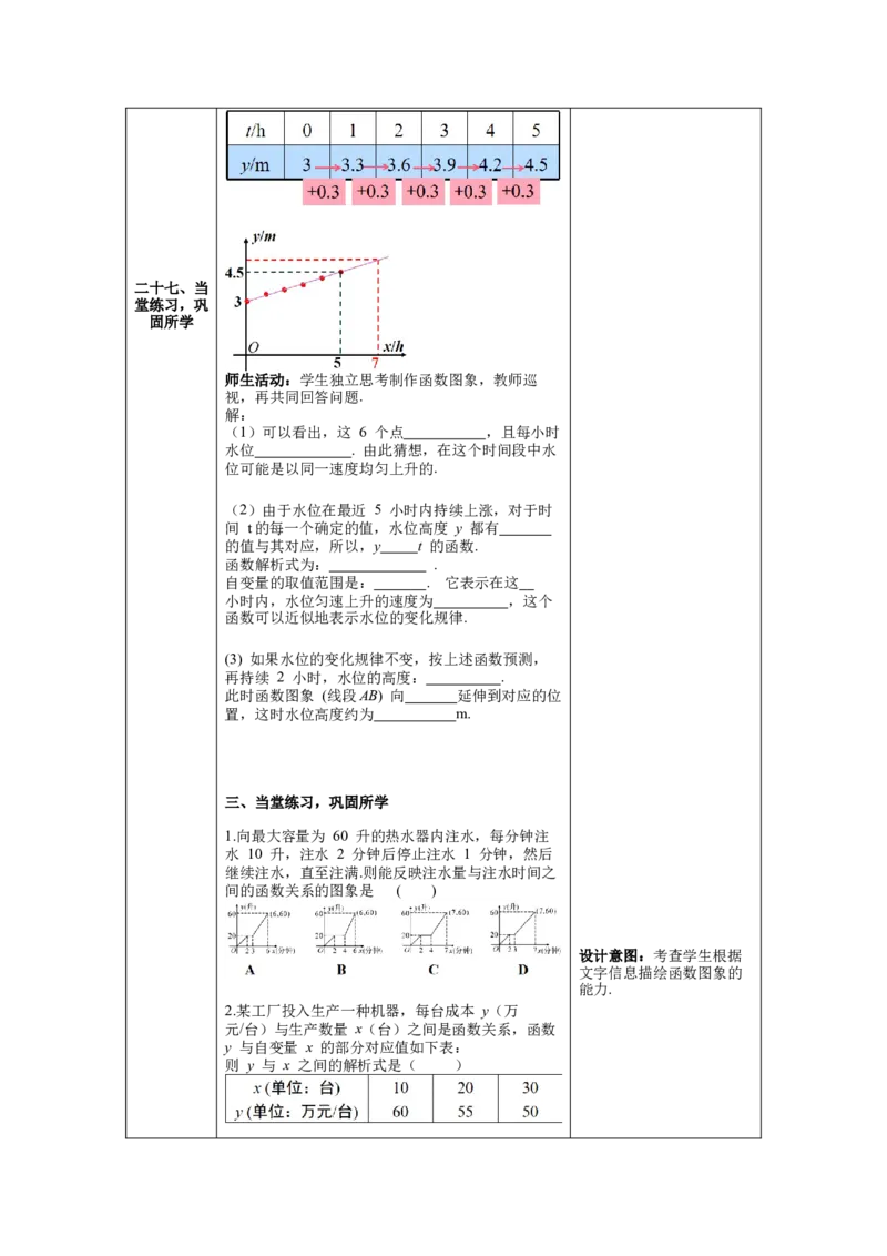 核心素养教案合集8下数（表格式Y）选择1_初中数学_八年级数学下册（人教版）_教案多套