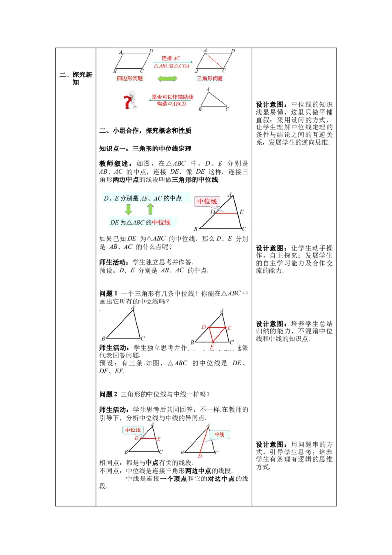 核心素养教案合集8下数（表格式Y）选择1_初中数学_八年级数学下册（人教版）_教案多套