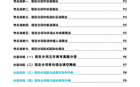 专题03现在分词七大考点归纳(讲案)(快问快答+考点细目+精讲精练+真题分类+作文升格+原创语填)原卷版_03高考英语_新高考复习资料_2025年新高考复习_2025年高考英语一轮复习知识清单